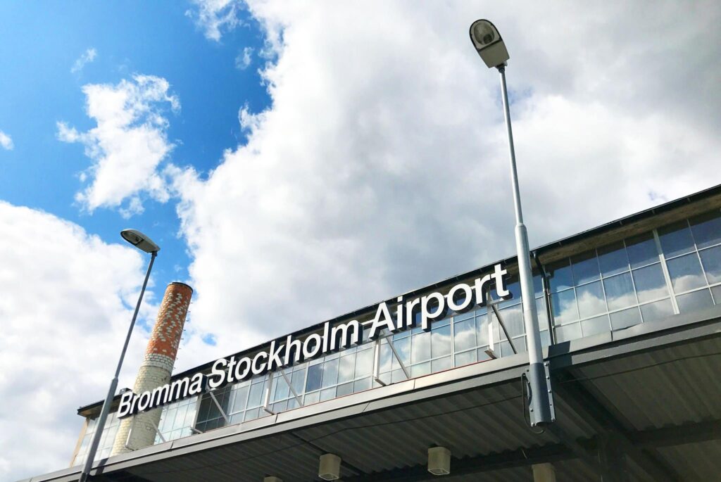 Servicecenter och Bromma flygplats håller stängt
